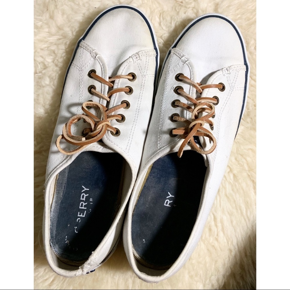 White Sperrys